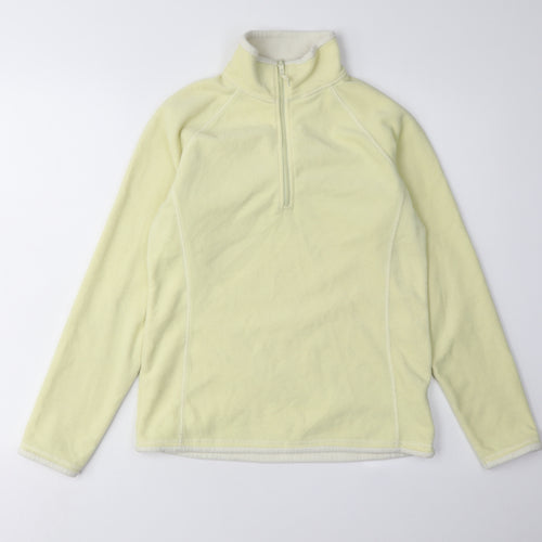 Mountain Warehouse Women’s Yellow Sweatshirt UK 10 Regular Fit