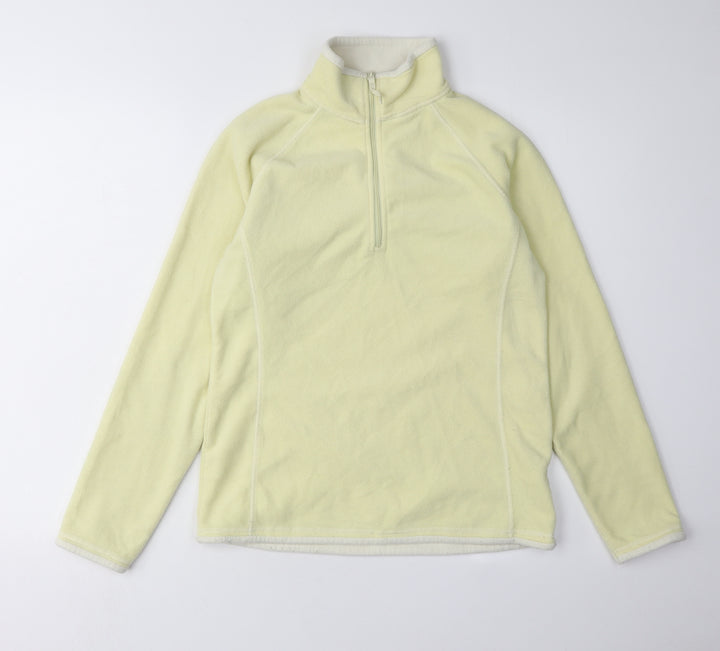 Mountain Warehouse Women’s Yellow Sweatshirt UK 10 Regular Fit
