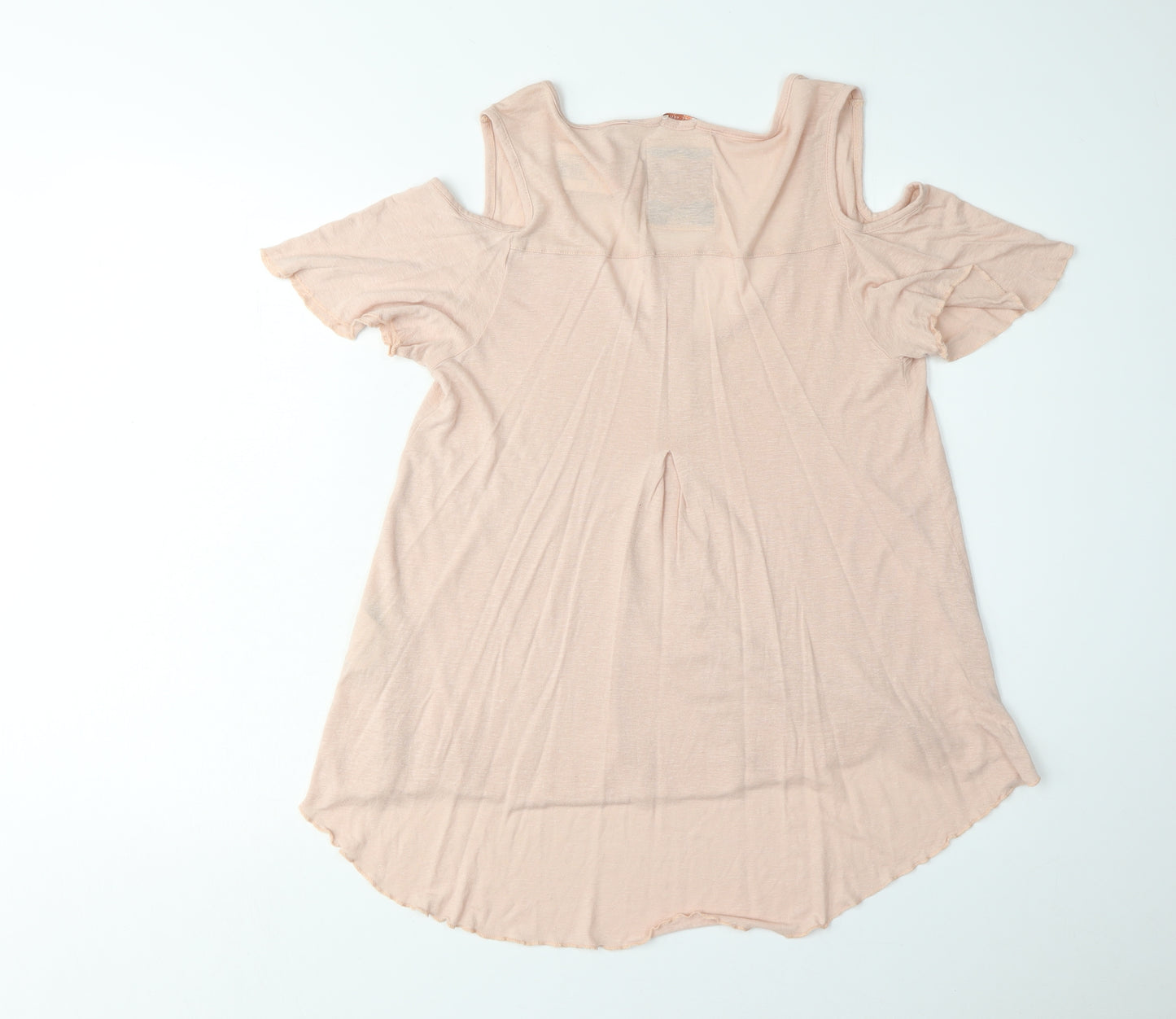 Superdry Women's Pink Cold Shoulder Top XS