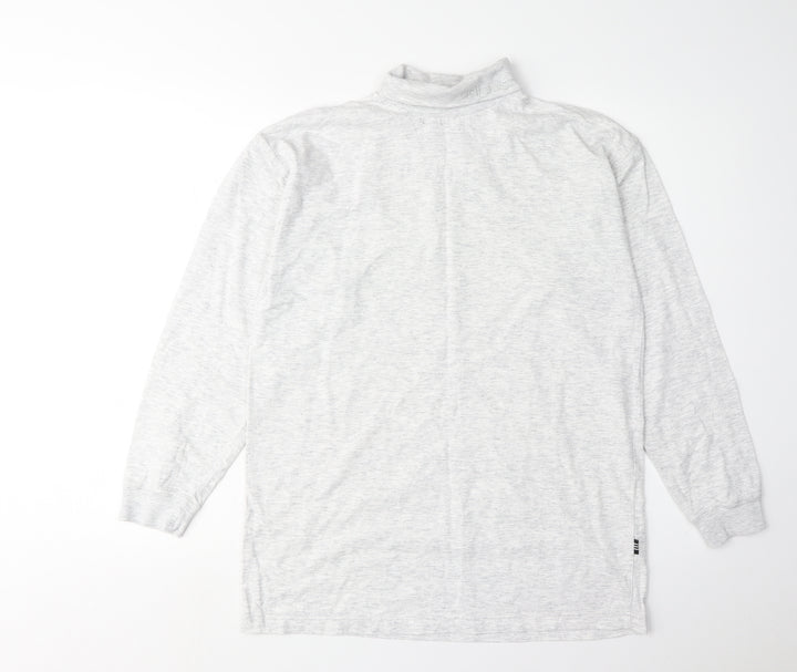 Adidas Unisex Adults Grey High Neck Basic Top Size 8