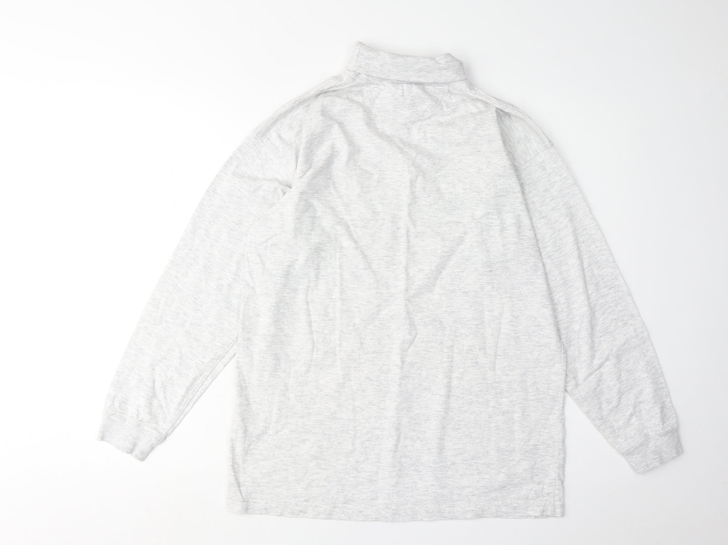Adidas Unisex Adults Grey High Neck Basic Top Size 8