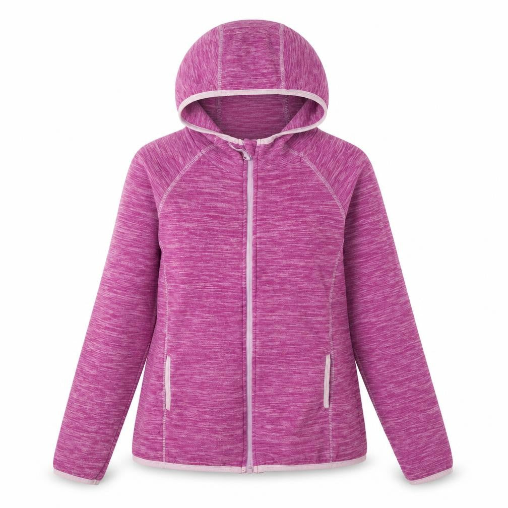 Front view of Mountain Warehouse Women's Pink Hooded Jacket, size 10