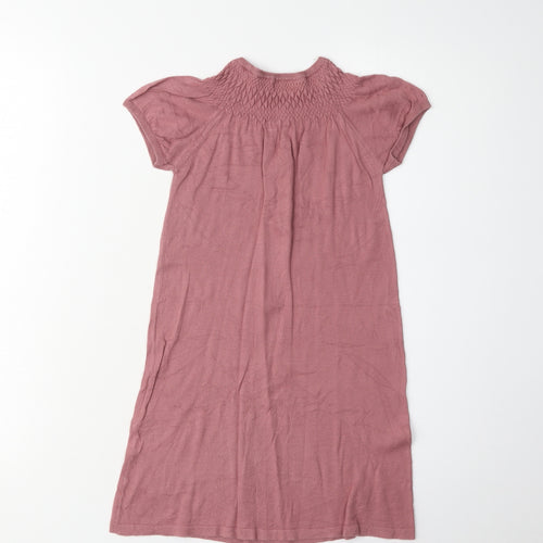 Noa Noa Girls Pink Casual Knee Length Dress