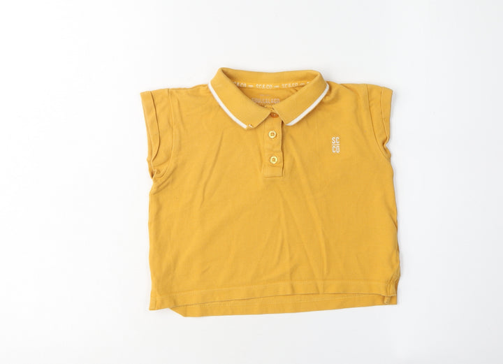 SoulCal & Co Girls Yellow Polo Shirt, 9-10 Years, Sleeveless