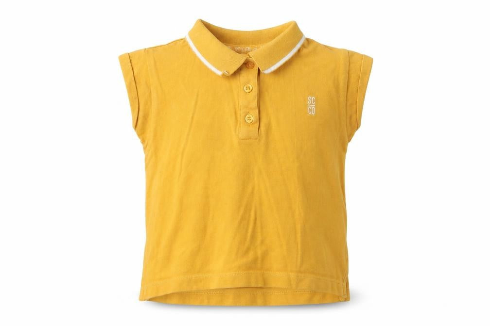 SoulCal & Co Girls Yellow Polo Shirt, 9-10 Years, Sleeveless