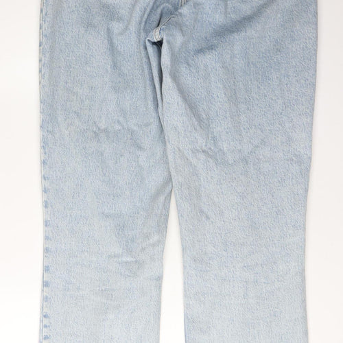Abercrombie & Fitch Blue Women's 90s Straight Jeans Size 12