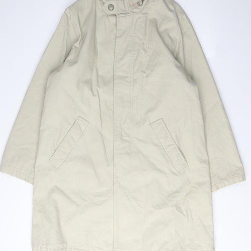Kangol Men's Beige Medium Overcoat, Padded Casual Style