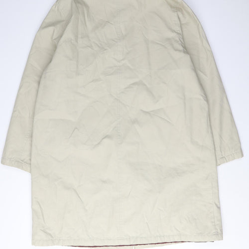Kangol Men's Beige Medium Overcoat, Padded Casual Style