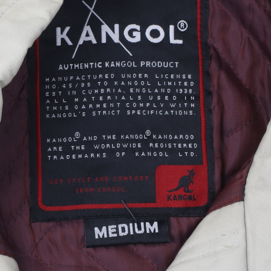 Kangol Men's Beige Medium Overcoat, Padded Casual Style