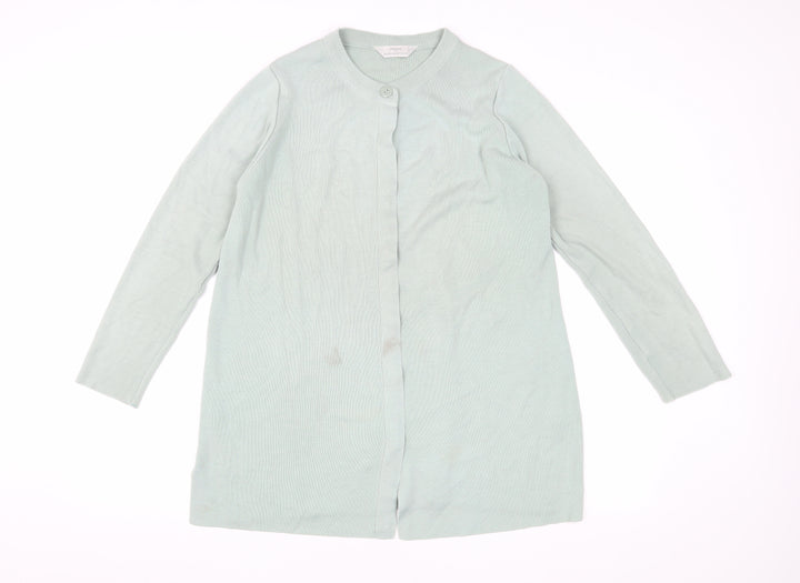 Marks and Spencer Women's Green Cardigan Size 12
