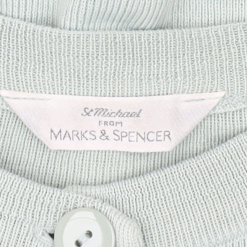 Marks and Spencer Women's Green Cardigan Size 12
