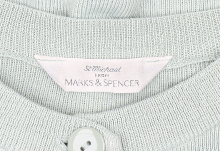 Marks and Spencer Women's Green Cardigan Size 12