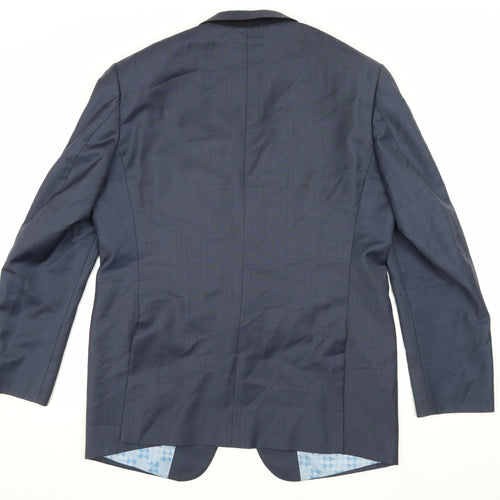 Marks & Spencer Men's Blue Blazer, 42R, Formal Style