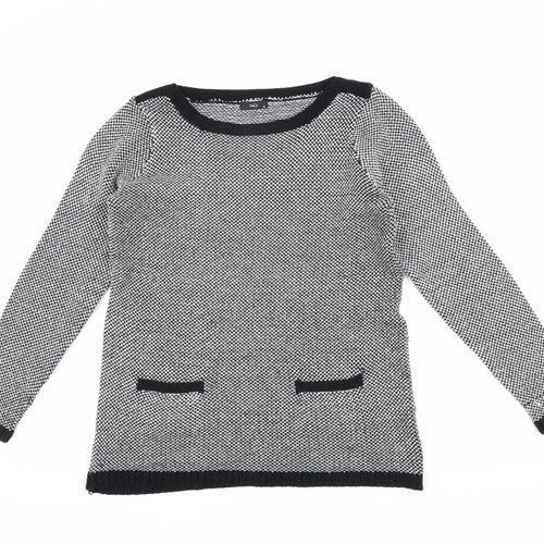 M&Co Women's Multicoloured Knit Pullover Jumper, Size 12