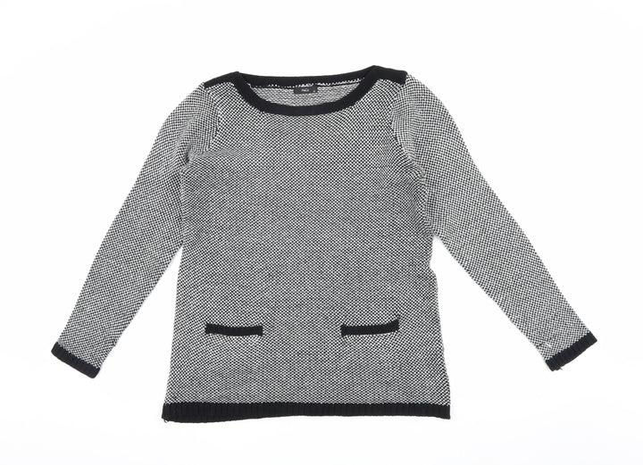 M&Co Women's Multicoloured Knit Pullover Jumper, Size 12