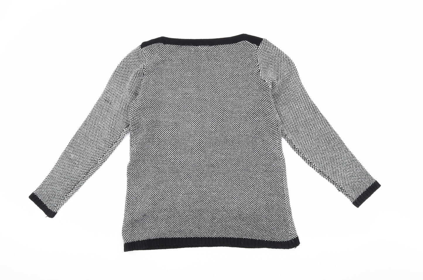 M&Co Women's Multicoloured Knit Pullover Jumper, Size 12