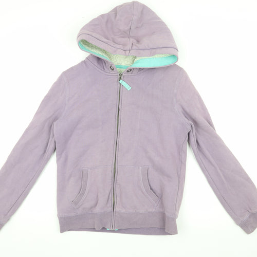 johnnie b Girls Purple Hooded Jacket Size 12 Years