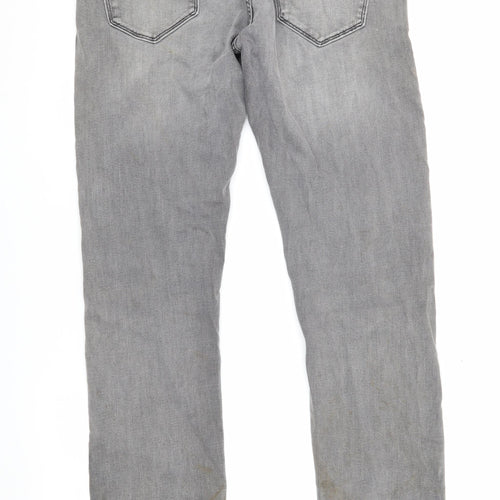 Marks and Spencer Grey Regular Fit Men's Jeans 34W 31L