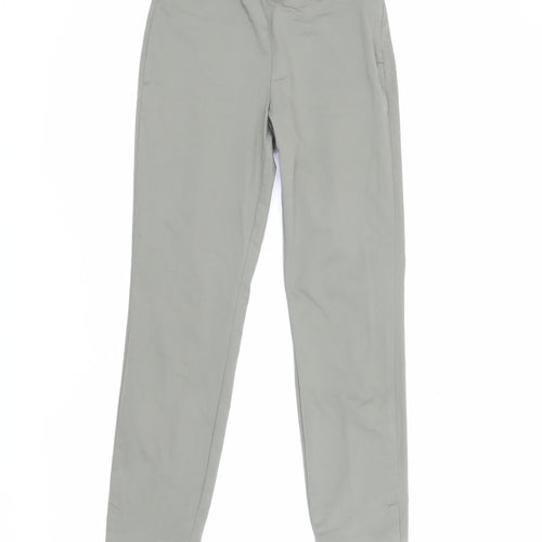 H&M Women Green Chino Trousers Size 8