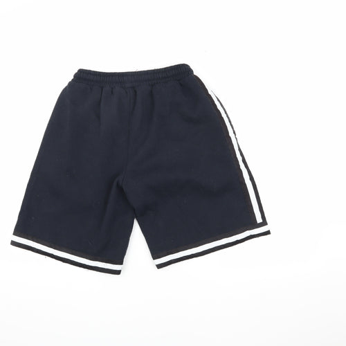 boohooMAN Men's Blue S Sweat Shorts with Logo