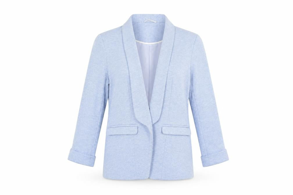 Miss Selfridge Blue Shawl Blazer UK 10 Women's Casual Jacket
