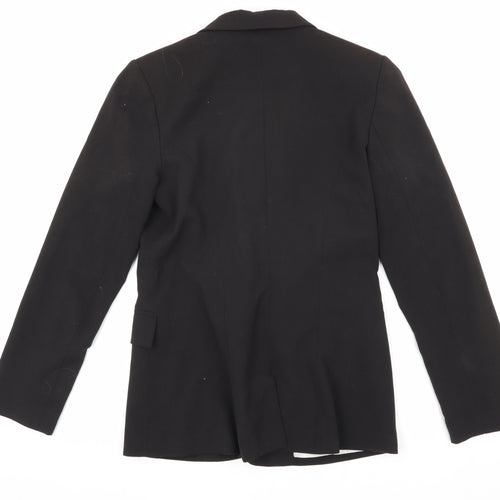 Pull & Bear Women's Black Blazer Size 10 - Business Casual
