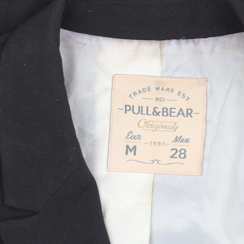 Pull & Bear Women's Black Blazer Size 10 - Business Casual