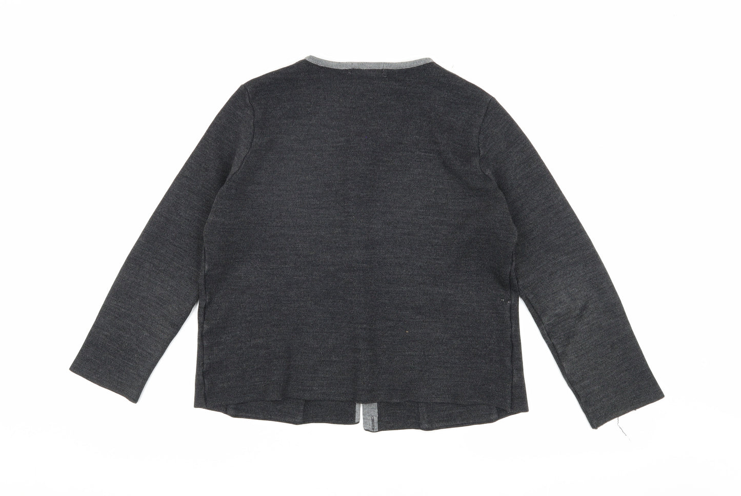 Marks & Spencer Women's Grey Wool Cardigan Size 28