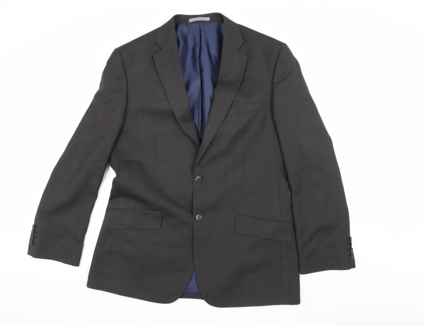 Marks and Spencer Men's Brown Wool Suit Jacket 40R