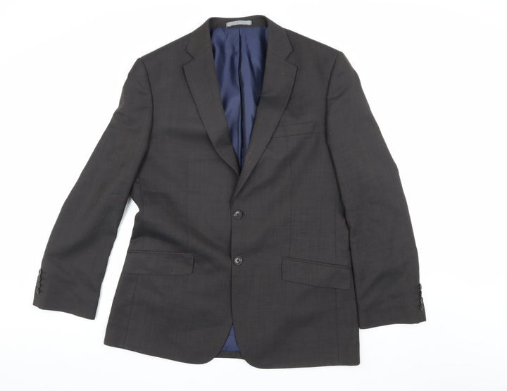 Marks and Spencer Men's Brown Wool Suit Jacket 40R