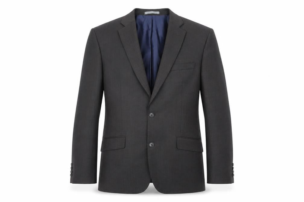Front view of Marks & Spencer Men's Brown Wool Suit Jacket 40R