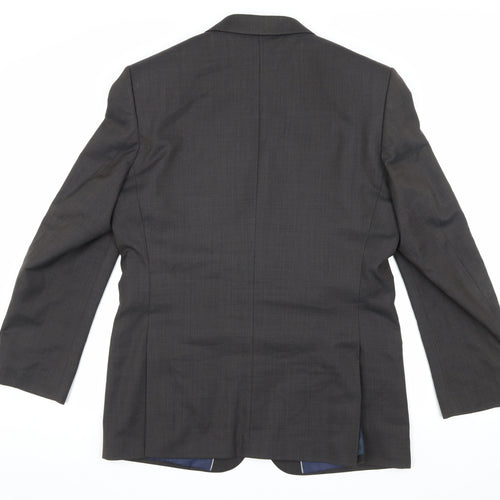 Marks and Spencer Men's Brown Wool Suit Jacket 40R