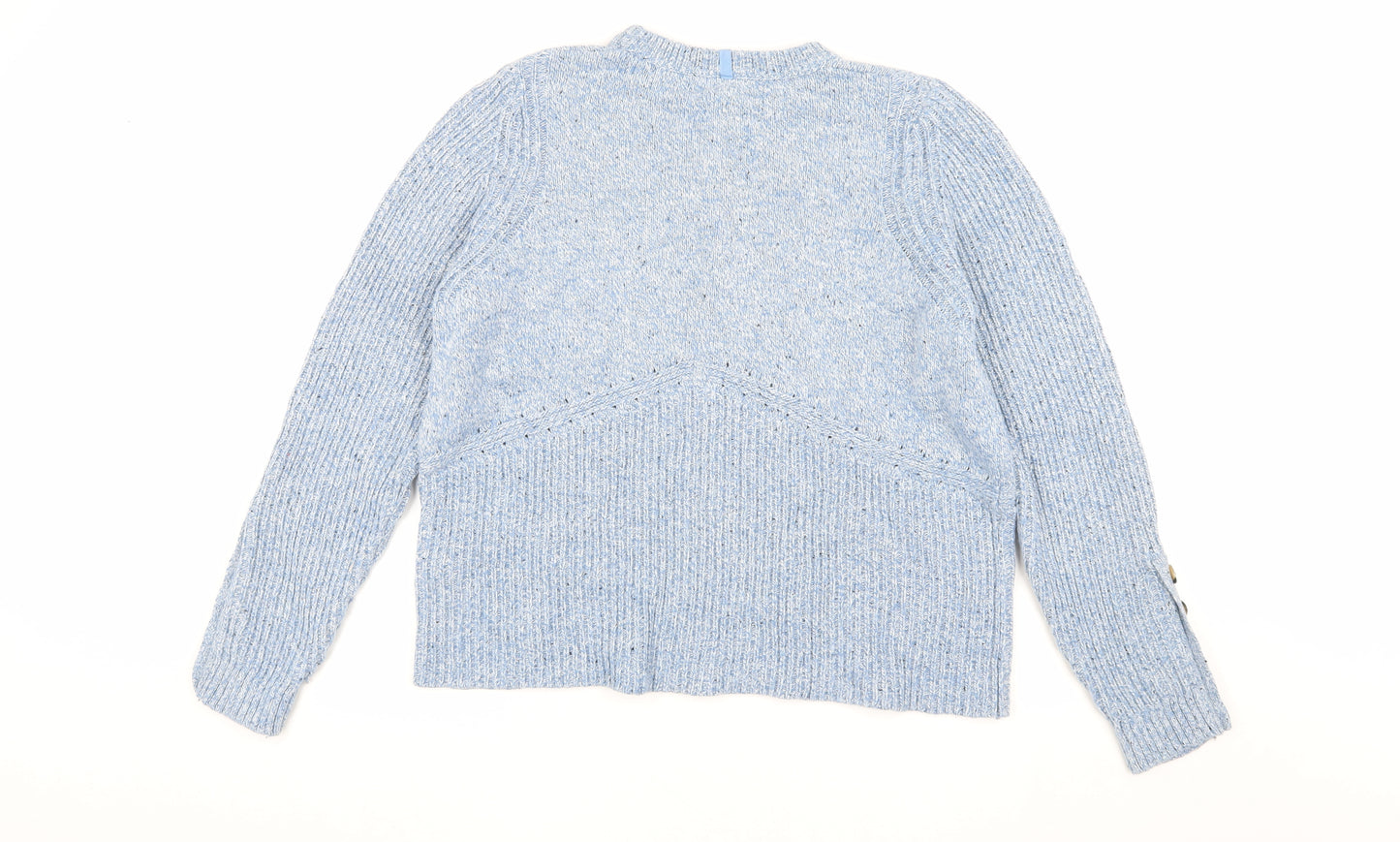 Marks and Spencer Women's Blue Knit Pullover Jumper L
