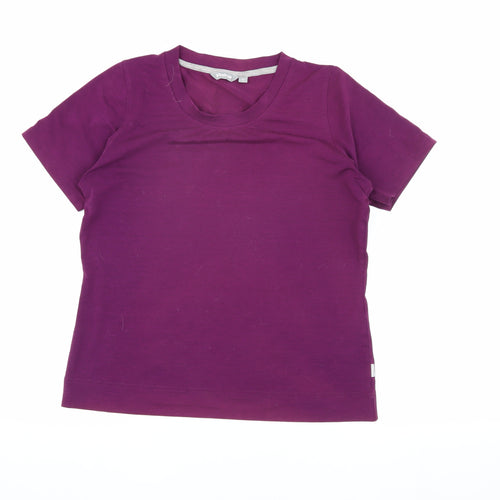 Rohan Women's Purple T-Shirt M Moisture Wicking