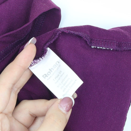 Rohan Women's Purple T-Shirt M Moisture Wicking