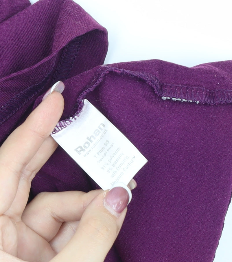 Rohan Women's Purple T-Shirt M Moisture Wicking
