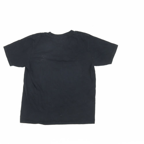 Gildan Unisex Kids Black Graphic T-Shirt 7-8 Years