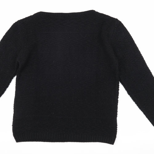 DIVAS Women's Black Pullover Jumper XL