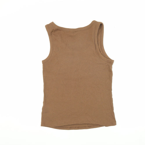 Marks and Spencer Brown Women's Tank Top Size 16