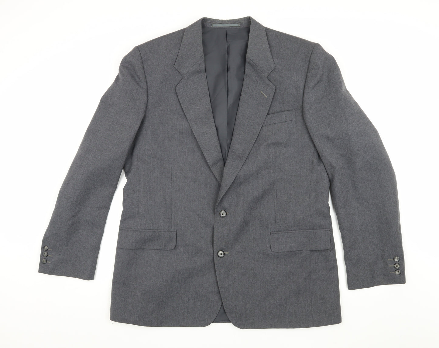 Sovrano Men's Grey Blazer, 44 Long, Formal, Excellent