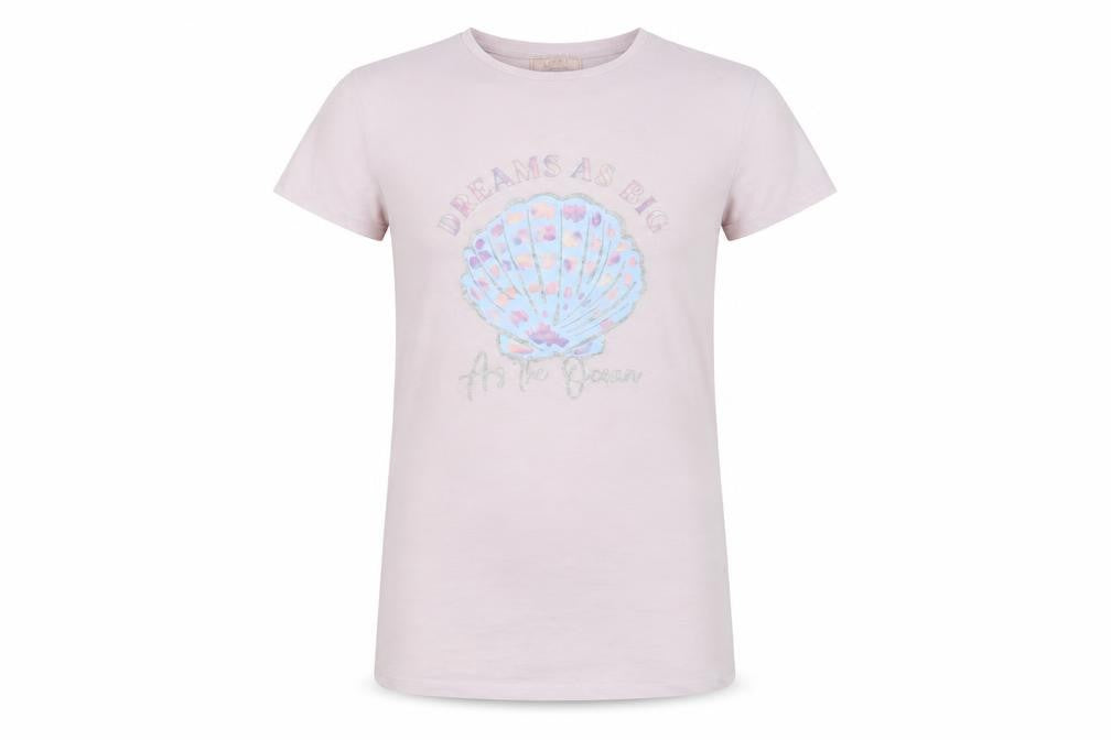 Lipsy Girls Pink Graphic T-Shirt 11-12 Years Casual Wear