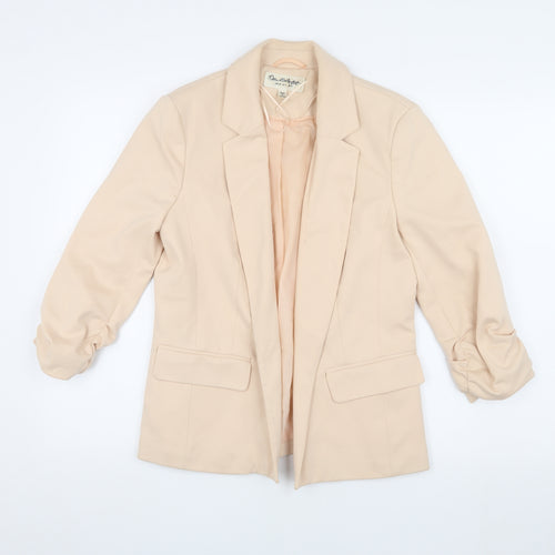 Miss Selfridge Women’s Beige Blazer Regular Fit M