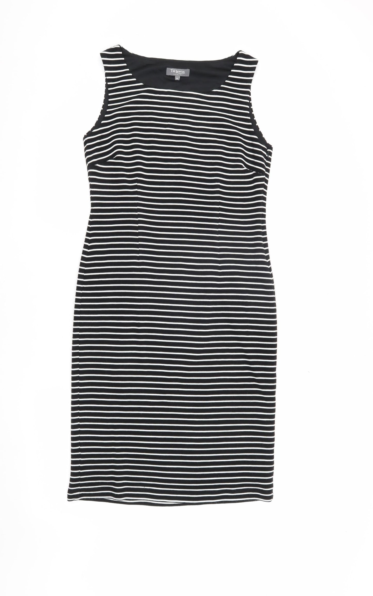TM Lewin Women's Black Sheath Dress Size 10, Business Ready