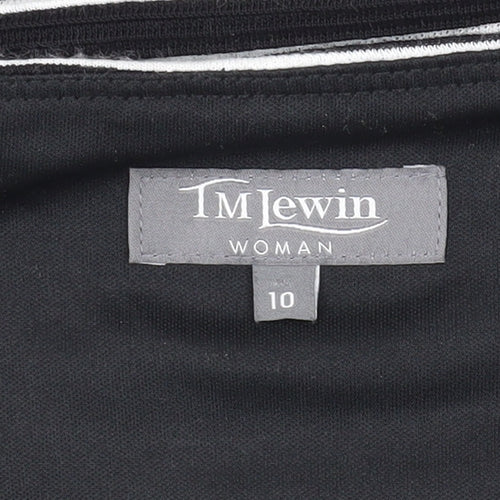 TM Lewin Women's Black Sheath Dress Size 10, Business Ready