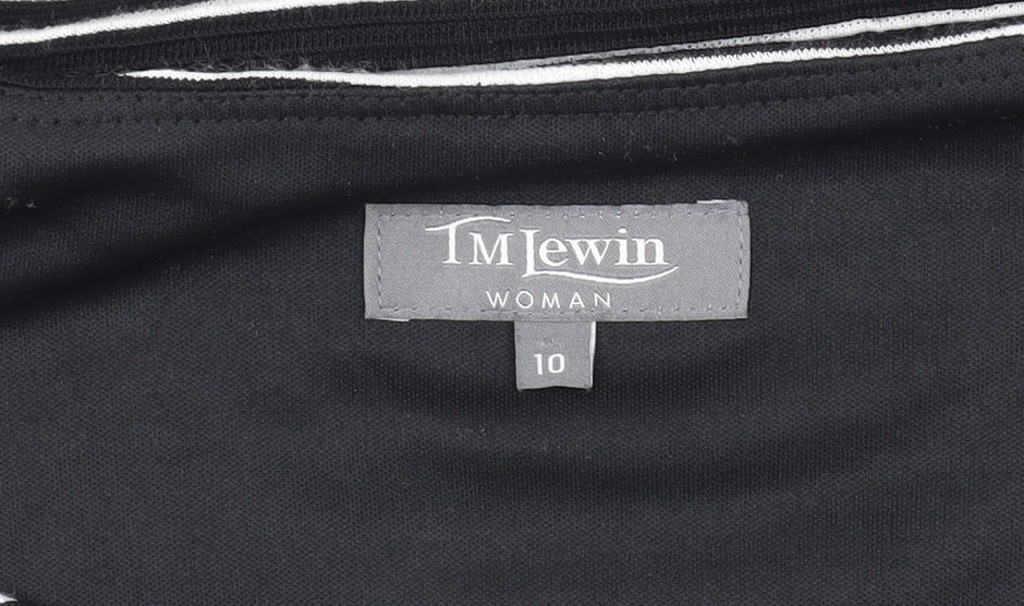 TM Lewin Women's Black Sheath Dress Size 10, Business Ready