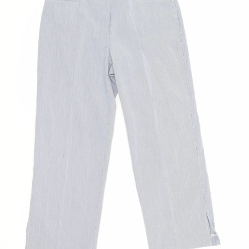 Ingredients Women's Blue Striped Trousers Size 4