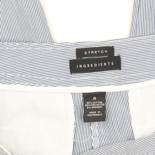 Ingredients Women's Blue Striped Trousers Size 4