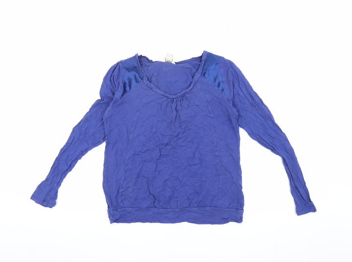 Monsoon Women's Blue Long Sleeve Top Size 12
