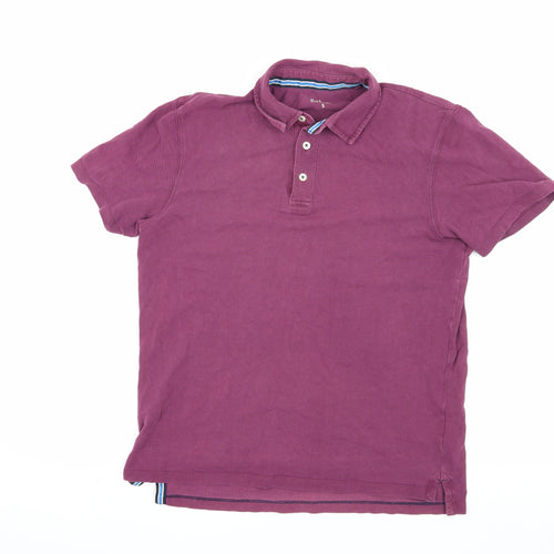 Boden Men's Purple Polo, Size S, Short Sleeve, Cotton