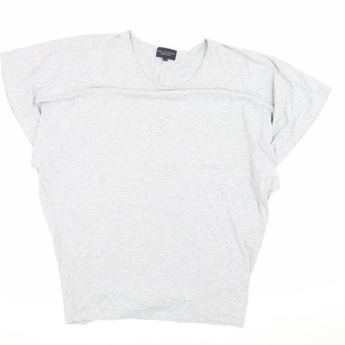 Paul Costelloe Dressage Women's Grey V-Neck Top - Size 12